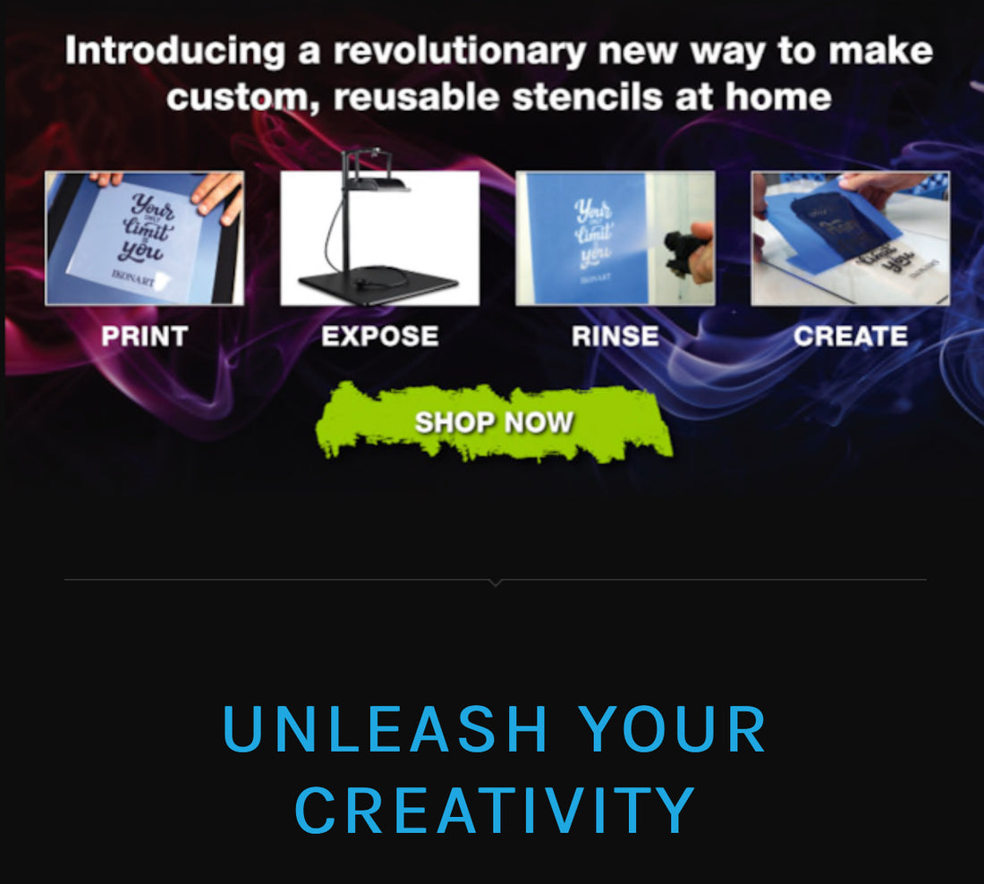 PiNCHiE POWDER & IKON ART STENCIL MAKER