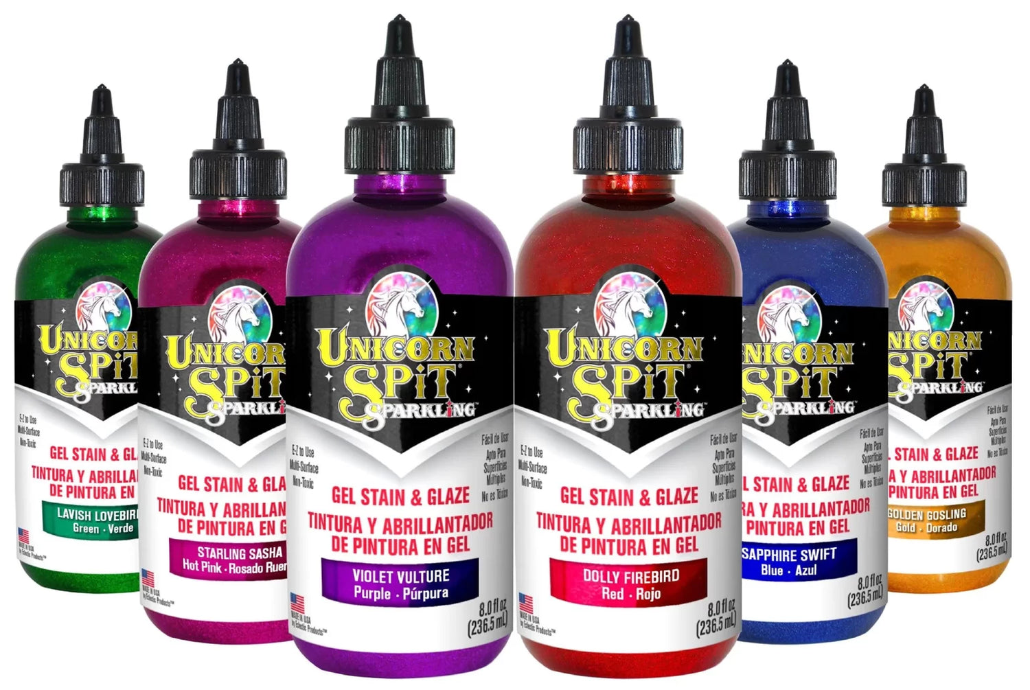 Unicorn SPiT SPARKLiNG Gel Stain & Glaze