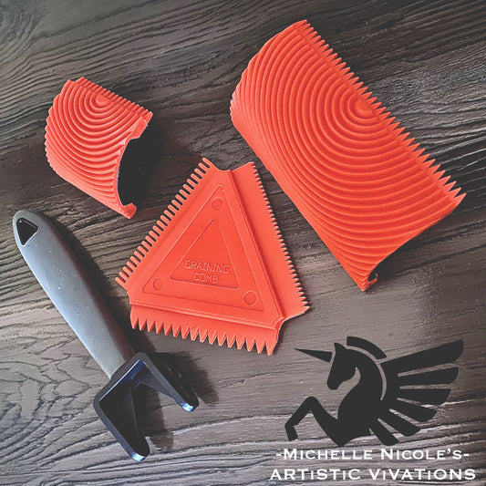 Faux Wood Graining Tool Set - Michelle Nicole's ARTiSTiC ViVATiONS