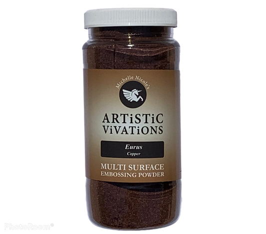 Euros - Copper Metallic Embossing Powder - Michelle Nicole's ARTiSTiC ViVATiONS