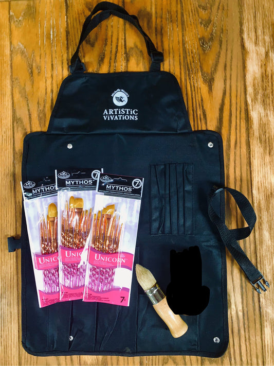 Ultimate Creative Artist’s Brush & Apron Set - Michelle Nicole's ARTiSTiC ViVATiONS